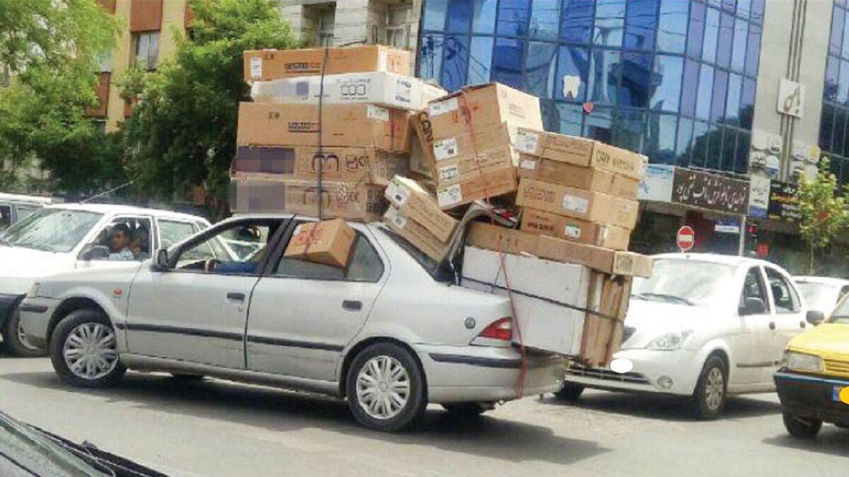 برخورد جدی پلیس راهور تهران با تخلفات حمل بار غیرمتعارف