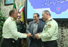 معارفه فرمانده یگان حفاظت باغ موزه دفاع مقدس