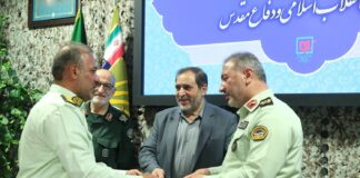 معارفه فرمانده یگان حفاظت باغ موزه دفاع مقدس