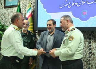 معارفه فرمانده یگان حفاظت باغ موزه دفاع مقدس