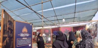 موزه سیار «در لباس سربازی» در مسیر اربعین